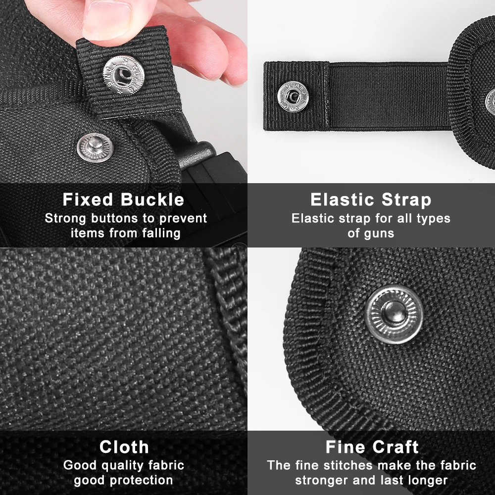 Funda táctica universal IWB/OWB de nylon 1000D ambidiestra - imagen 2