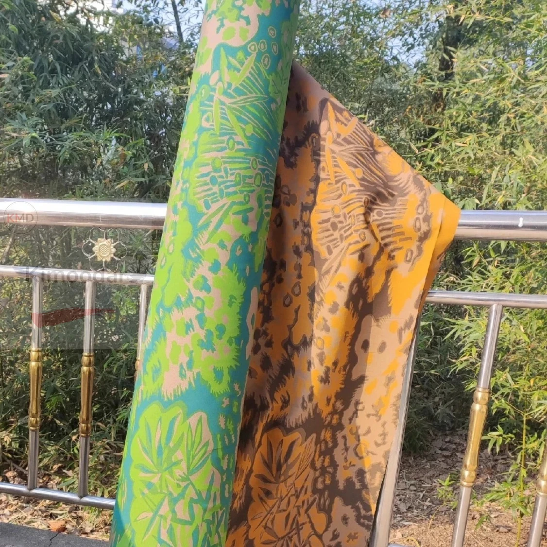 Hans Palmtree tela camuflaje de algodón doble cara – manualidades - imagen 4