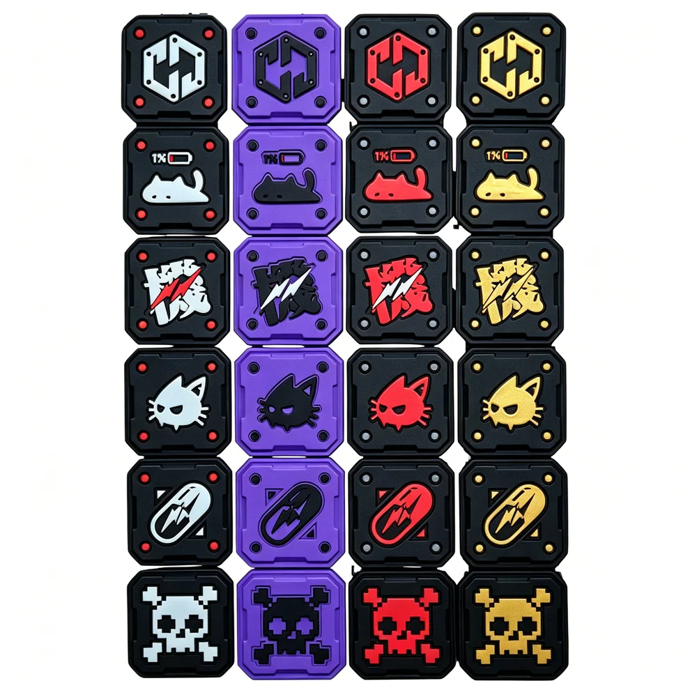 Parche táctico PVC calavera y energía con brazalete bajo perfil - imagen 5