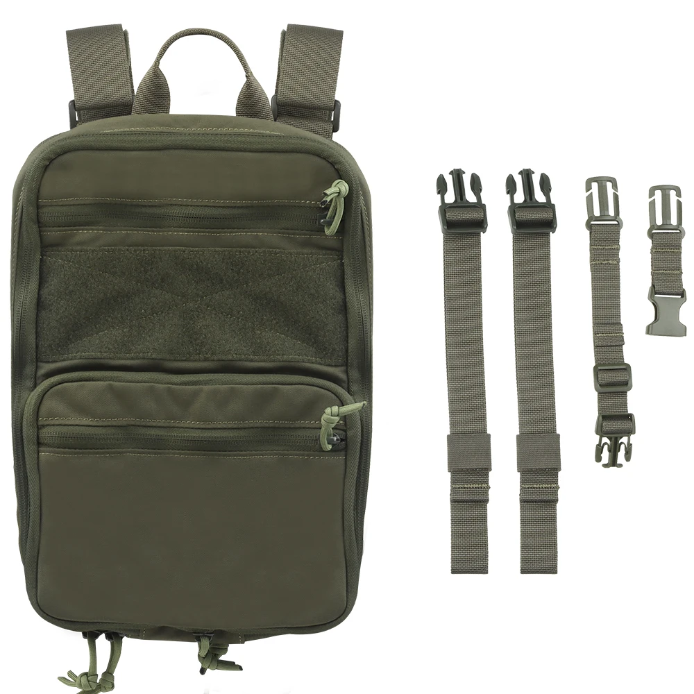 Panel táctico MOLLE porta placas para chaleco airsoft y mochila