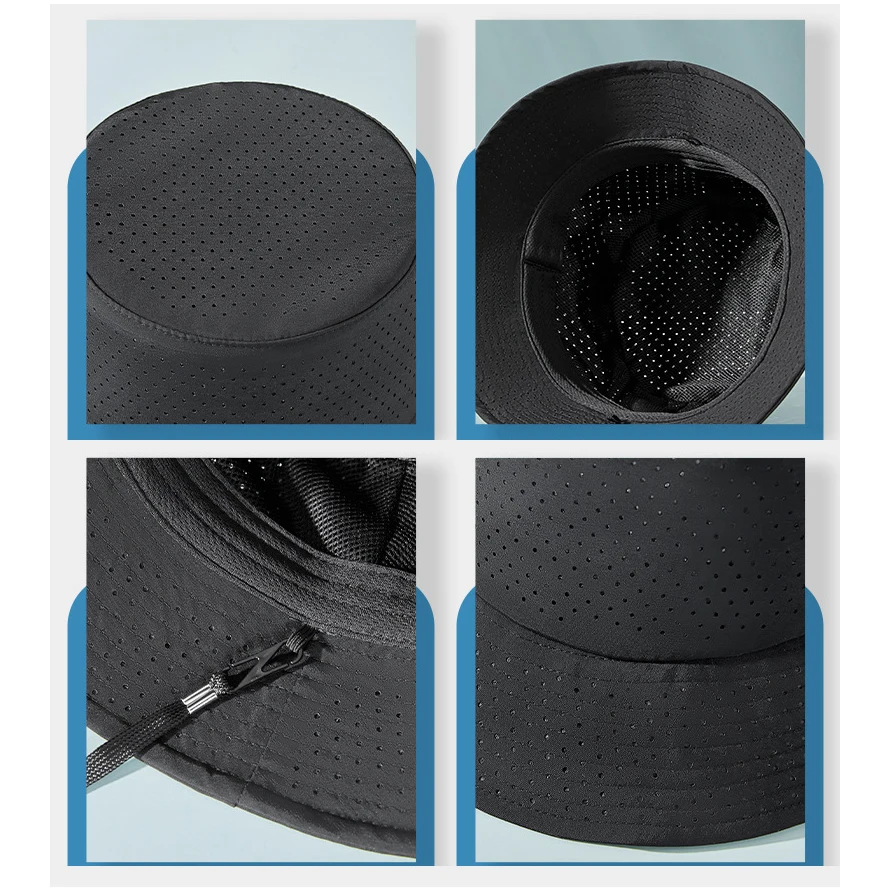 Gorra pescador táctica de malla secado rápido para exterior - imagen 4