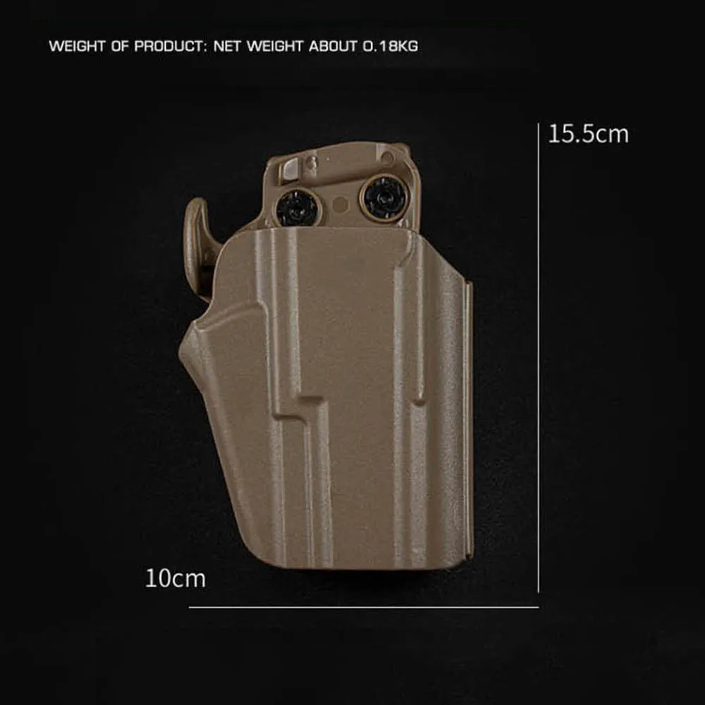 Funda táctica de liberación rápida para pistola ajustable al cinturón - imagen 3