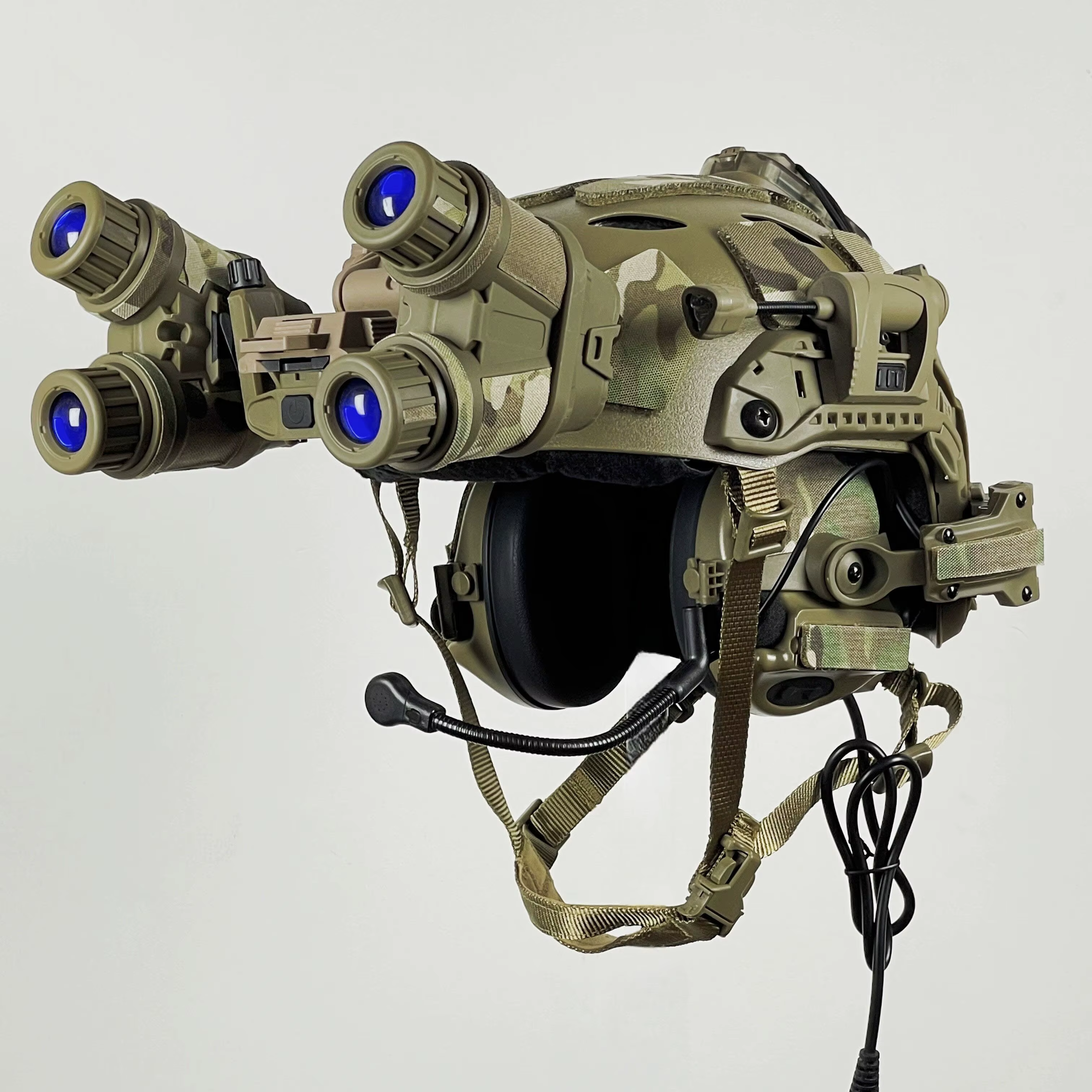 Accesorios para casco táctico SF corte alto camuflaje visión nocturna - imagen 3