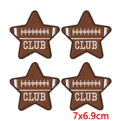 Parche termoadhesivo bordado club Bow Star para equipación