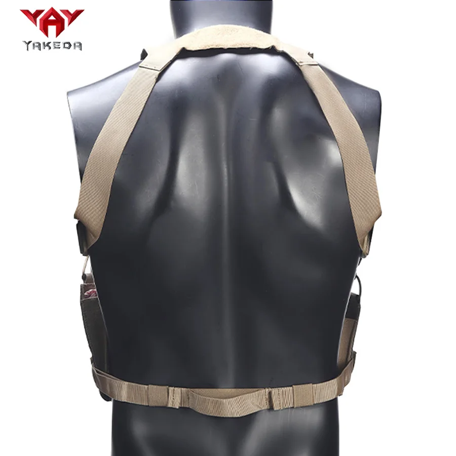 YAKEDA soporte de pecho MOLLE láser ligero táctico con bolsillos
