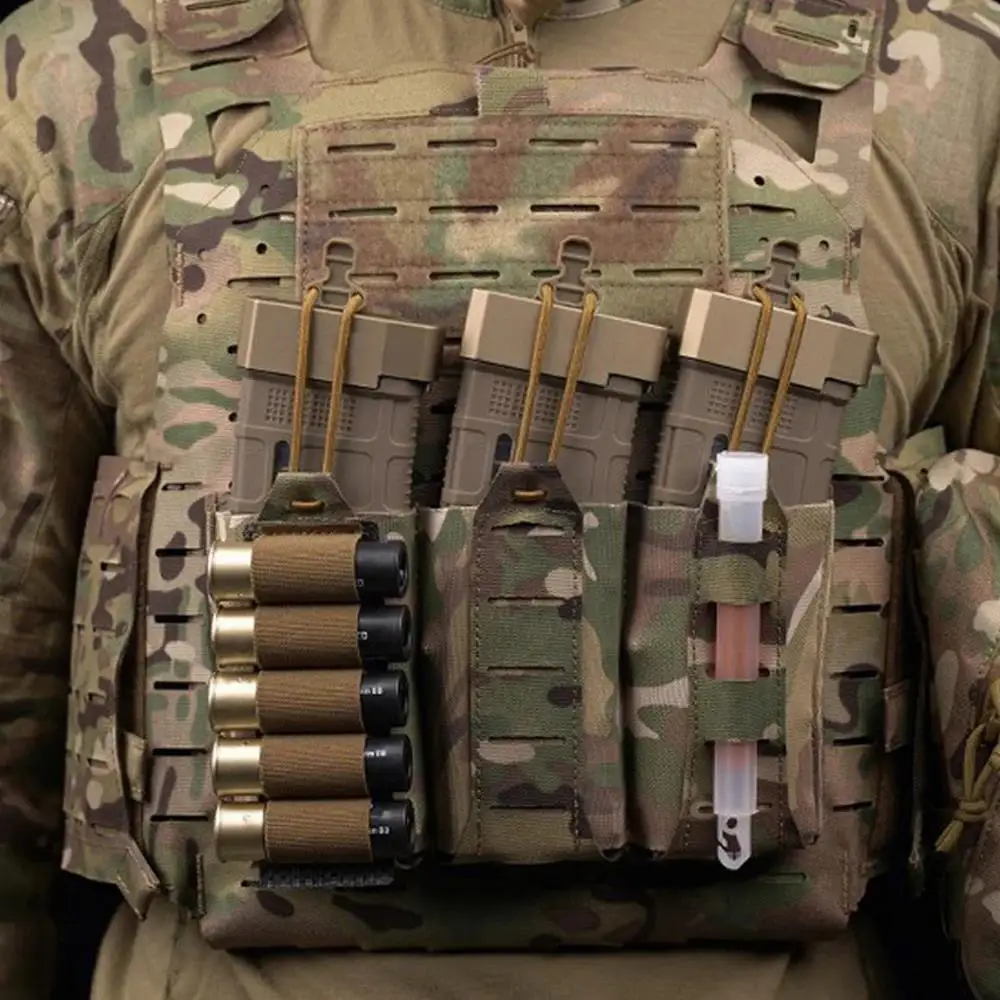 Porta Revistas MOLLE Triple Ligero para Rifle Táctico – Chaleco Airsoft - imagen 3