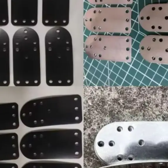 Cota de malla artesanal tipo escama de pez, placa resistente - imagen 2
