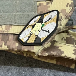 Parche táctico moral PVC con cierre velcro FPV UAV para mochila