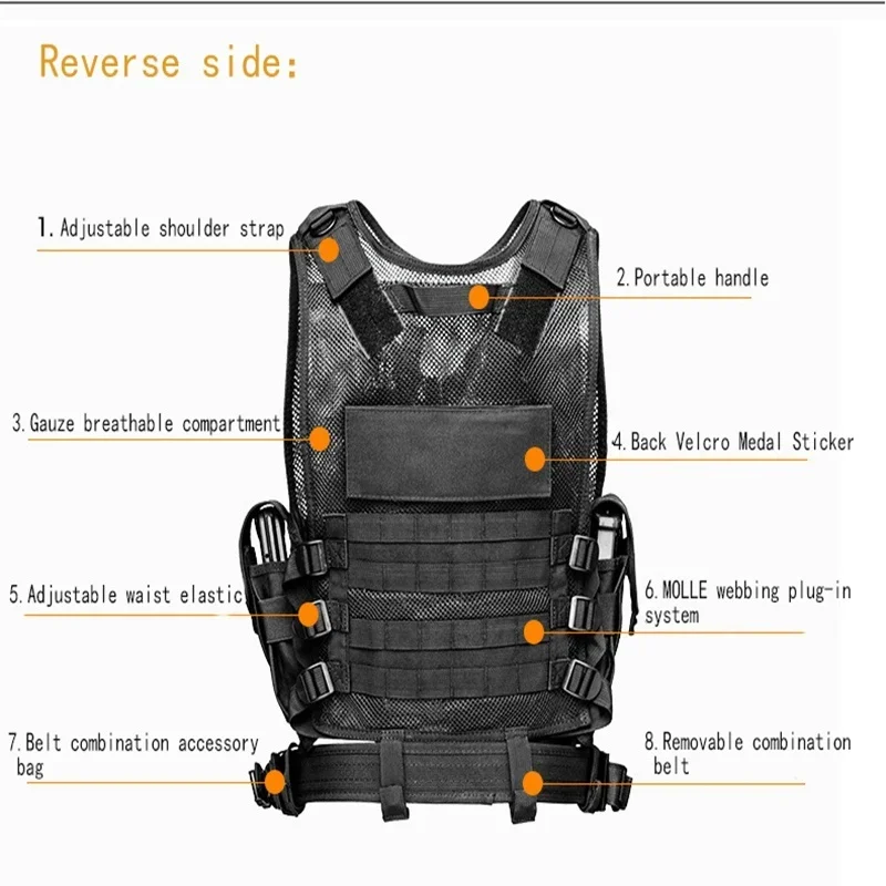 Detalle del camuflaje y el sistema de sujeción
