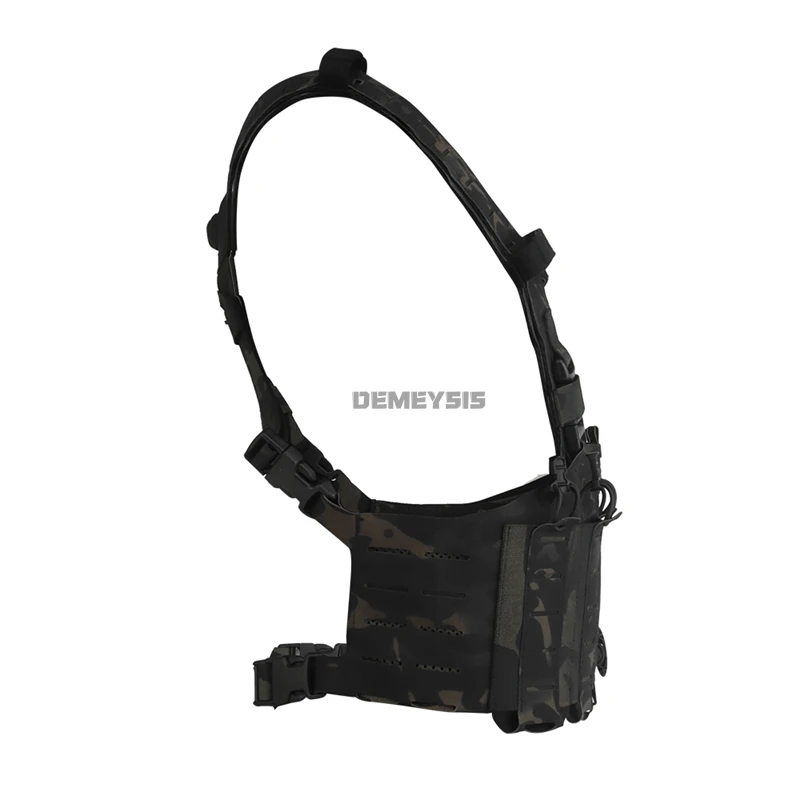 Chaleco táctico de desmontaje rápido, MOLLE para airsoft y paintball - imagen 3