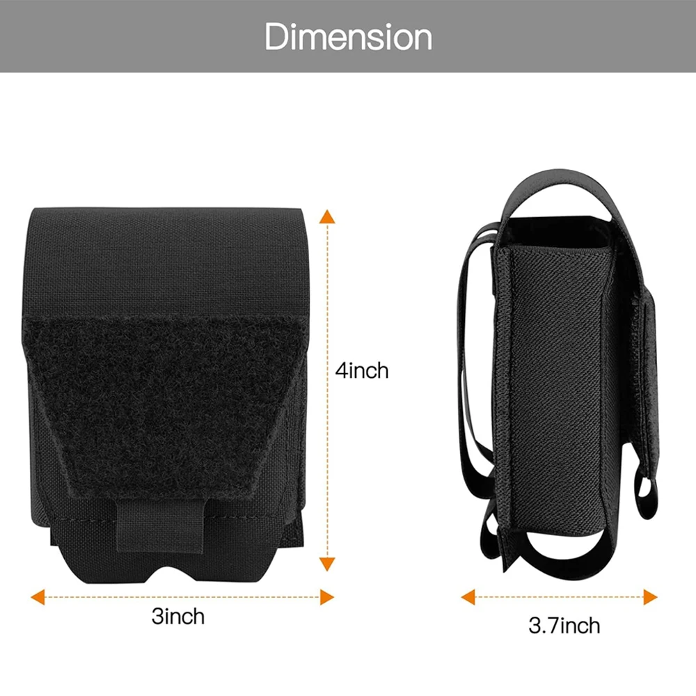 Dos fundas MOLLE para complementar el equipo