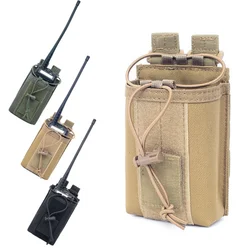 Funda MOLLE para radio walkie-talkie en nailon – Exterior táctico