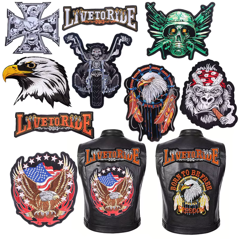Parche bordado “LIVE TO RIDE”