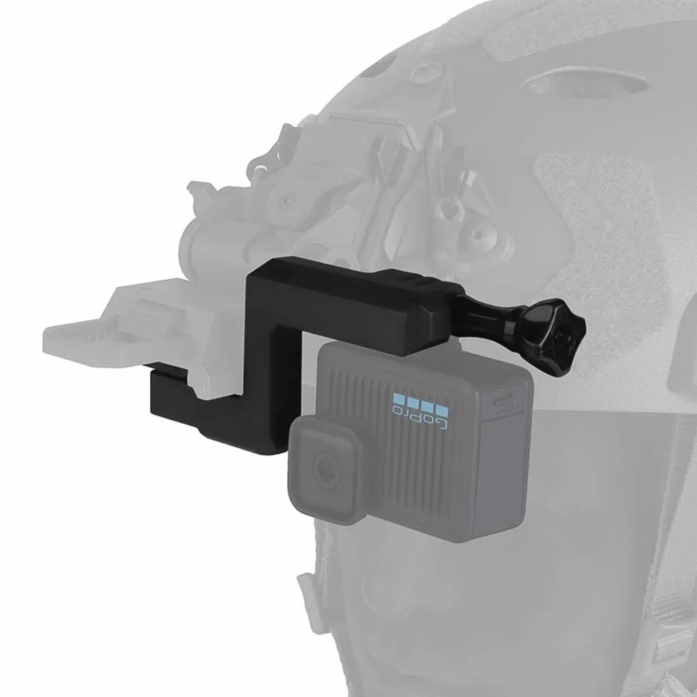 Soporte casco táctico airsoft para cámara NVG y acción rápido