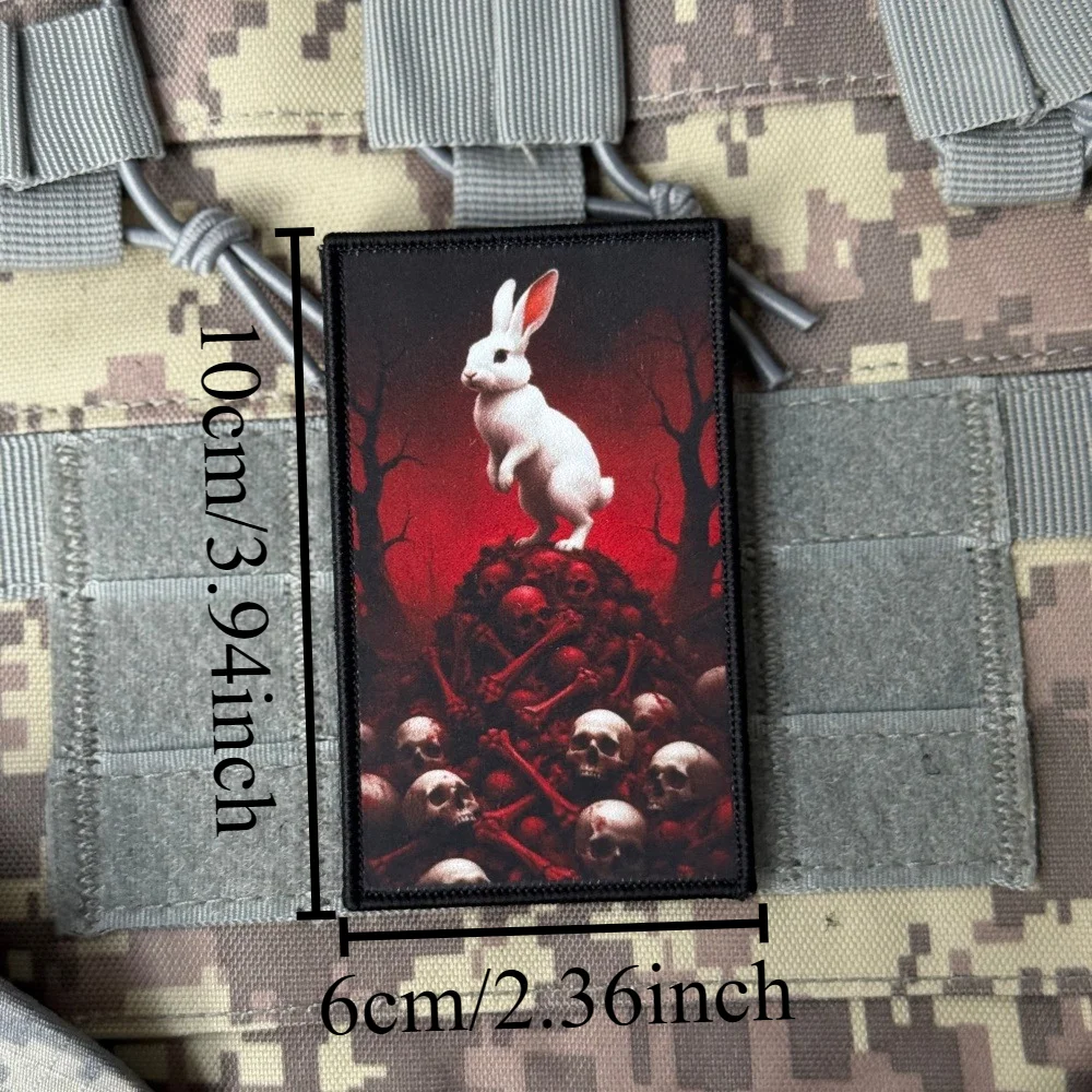 Parche táctico morale animales – Velcro para mochila del ejército - imagen 4