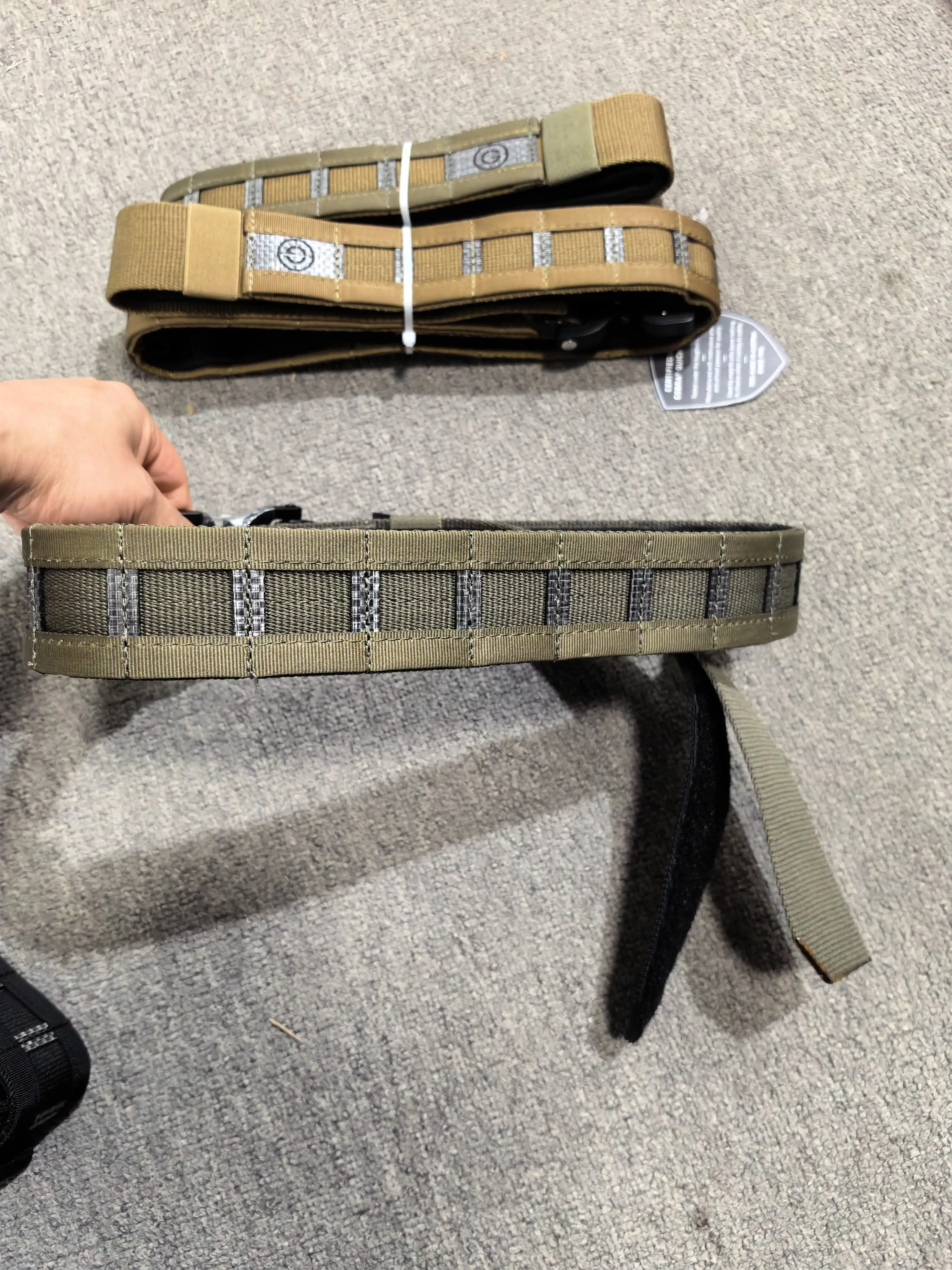 Cinturón táctico MOLLE TEGRIS doble capa GB-RS con hebilla rápida - imagen 4