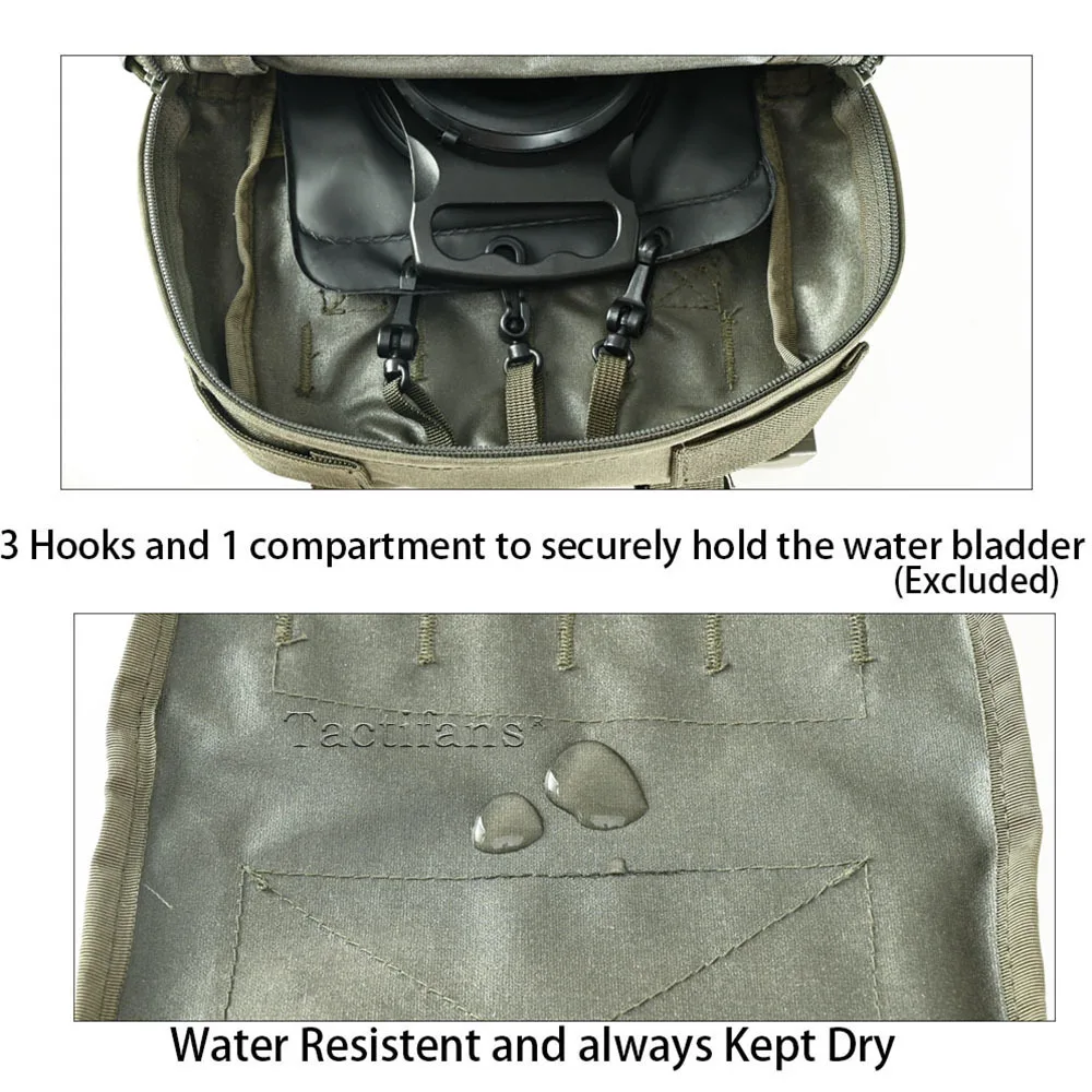 Bolsa de hidratación táctica mini MOLLE – IFAK médica - imagen 2