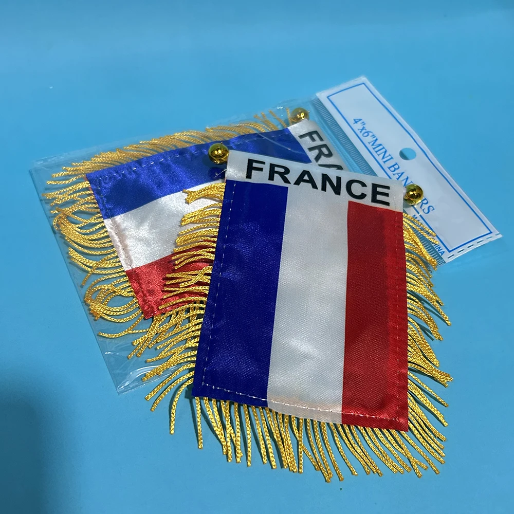 Embalaje de la mini bandera francesa