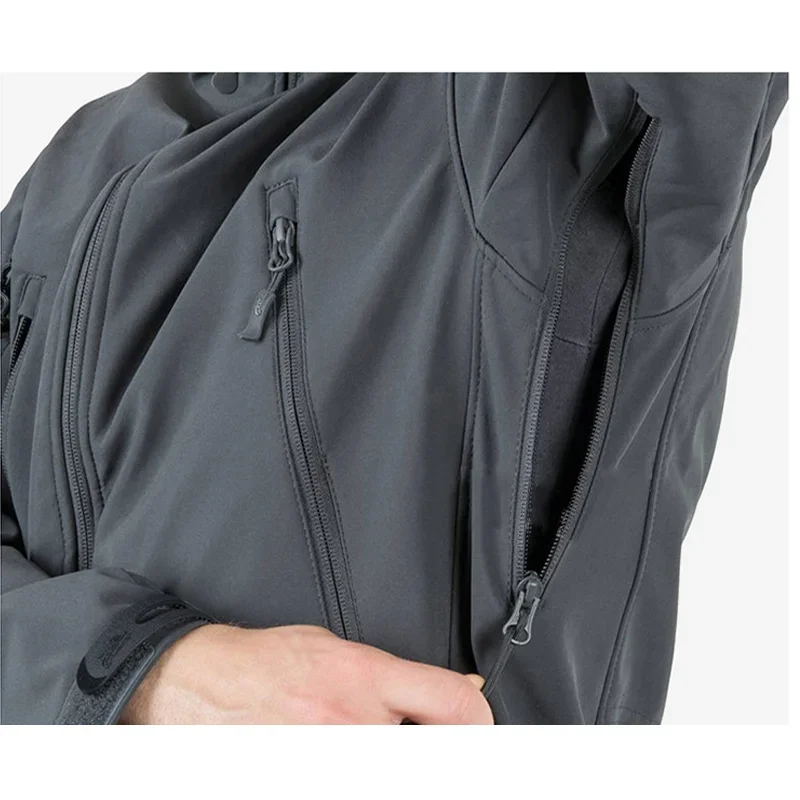 Chaqueta táctica impermeable hombre Multicam de forro polar cortavientos - imagen 5