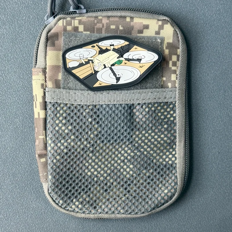Parche Táctico Morale Bomber Quad Drone PVC Velcro – Insignia para Mochila Militar - imagen 4