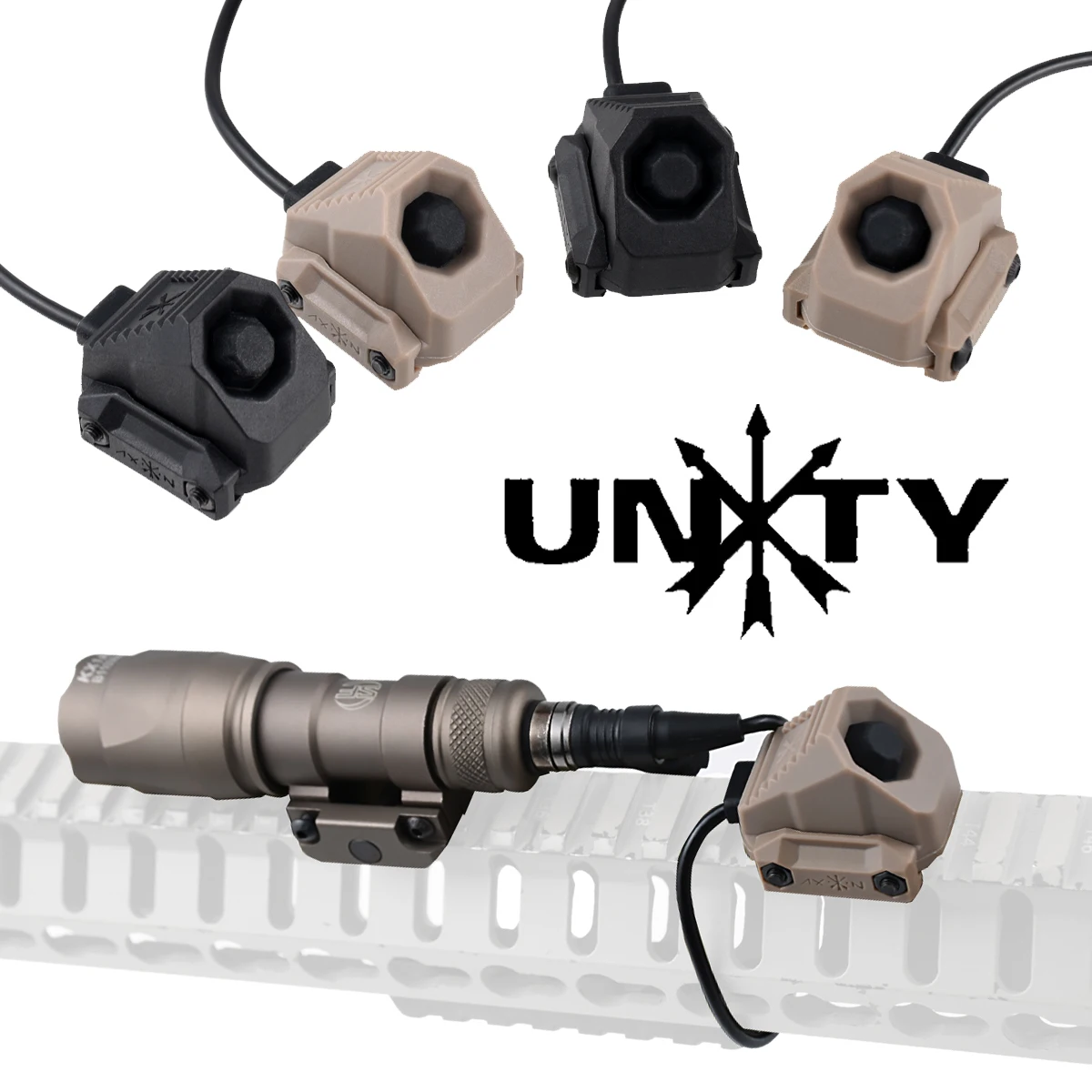 Interruptor táctico UNITY dos posiciones Surefire M600 M300 Airsoft táctico - imagen 4