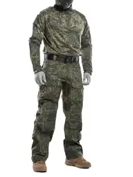 Uniforme táctico EMR verde FG camuflaje ruinas entrenamiento hombre