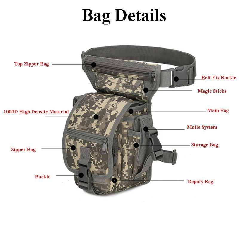 Bolsa táctica RUIN HAWK vista general