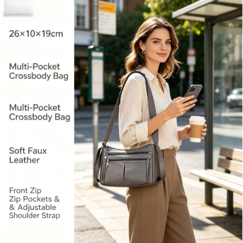 Bolso de moda con acabado cuidado