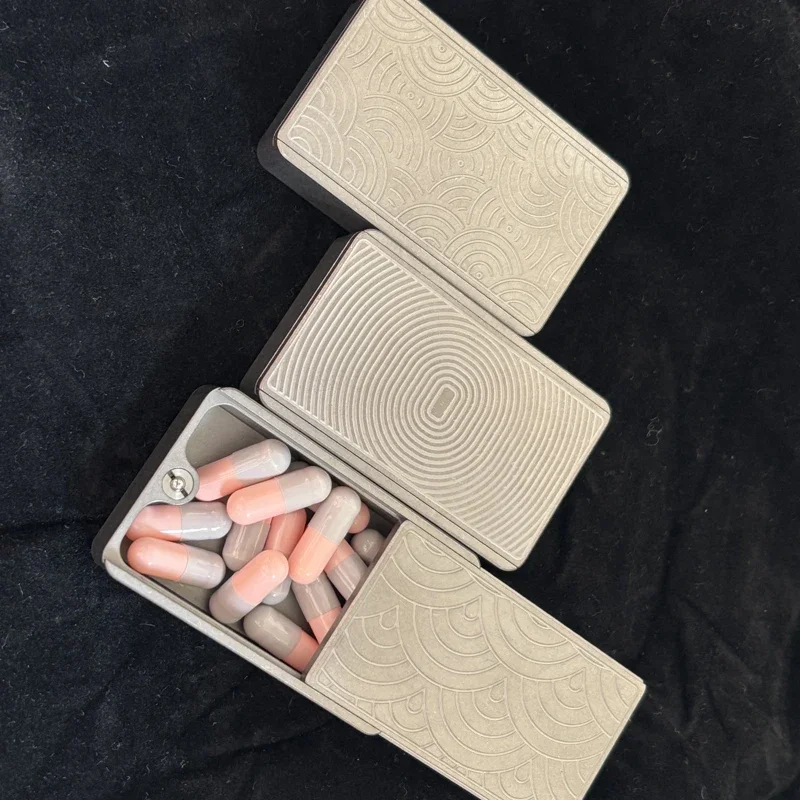 Caja EDC aleación de titanio para botiquín y exterior táctico - imagen 4