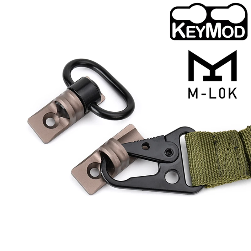 QDX anclaje QD M-LOK compacto para correa, compatible con ganchos - imagen 4