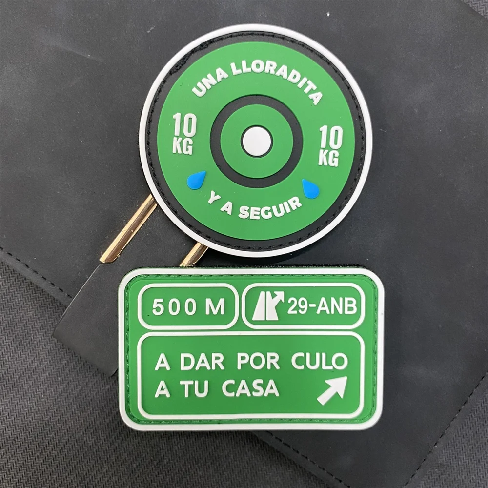 Parches tácticos PVC de gancho y bucle para mochila - imagen 2