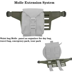 Bolsa porta cargadores Molle táctica para bandolera riñonera Airsoft