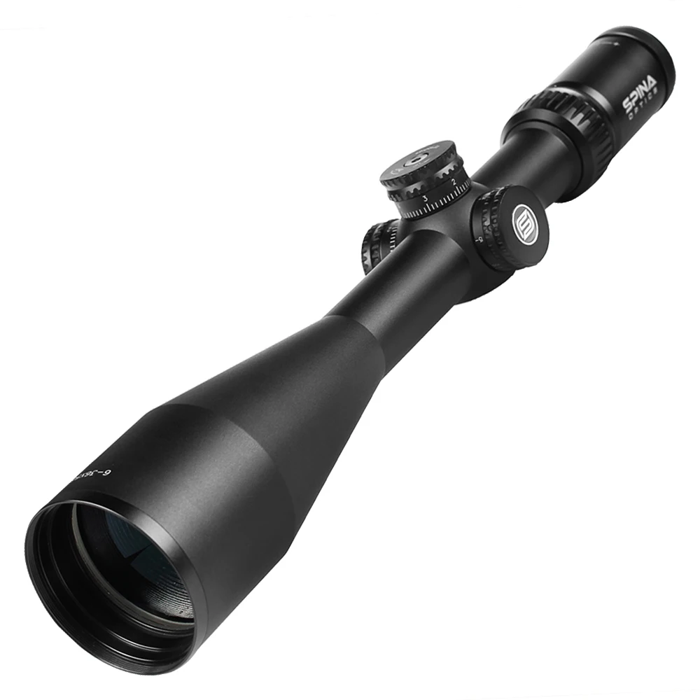 Spina Optics 6-36x56 SF – Mira táctica Mil-dot con torreta lateral