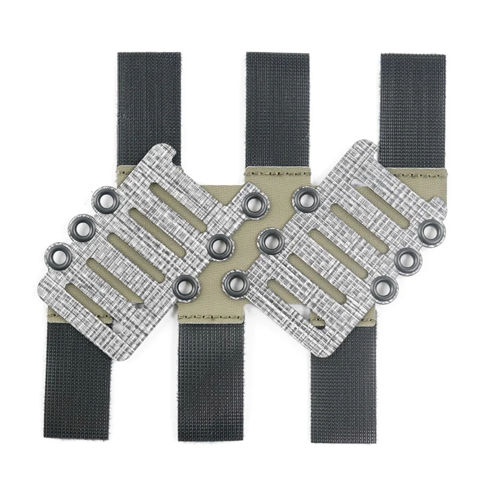 Adaptador MOLLE de placa en ángulo doble fila para cinturón - imagen 3