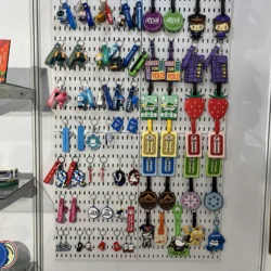 Llaveros tácticos PVC personalizados con logotipo, regalo promocional