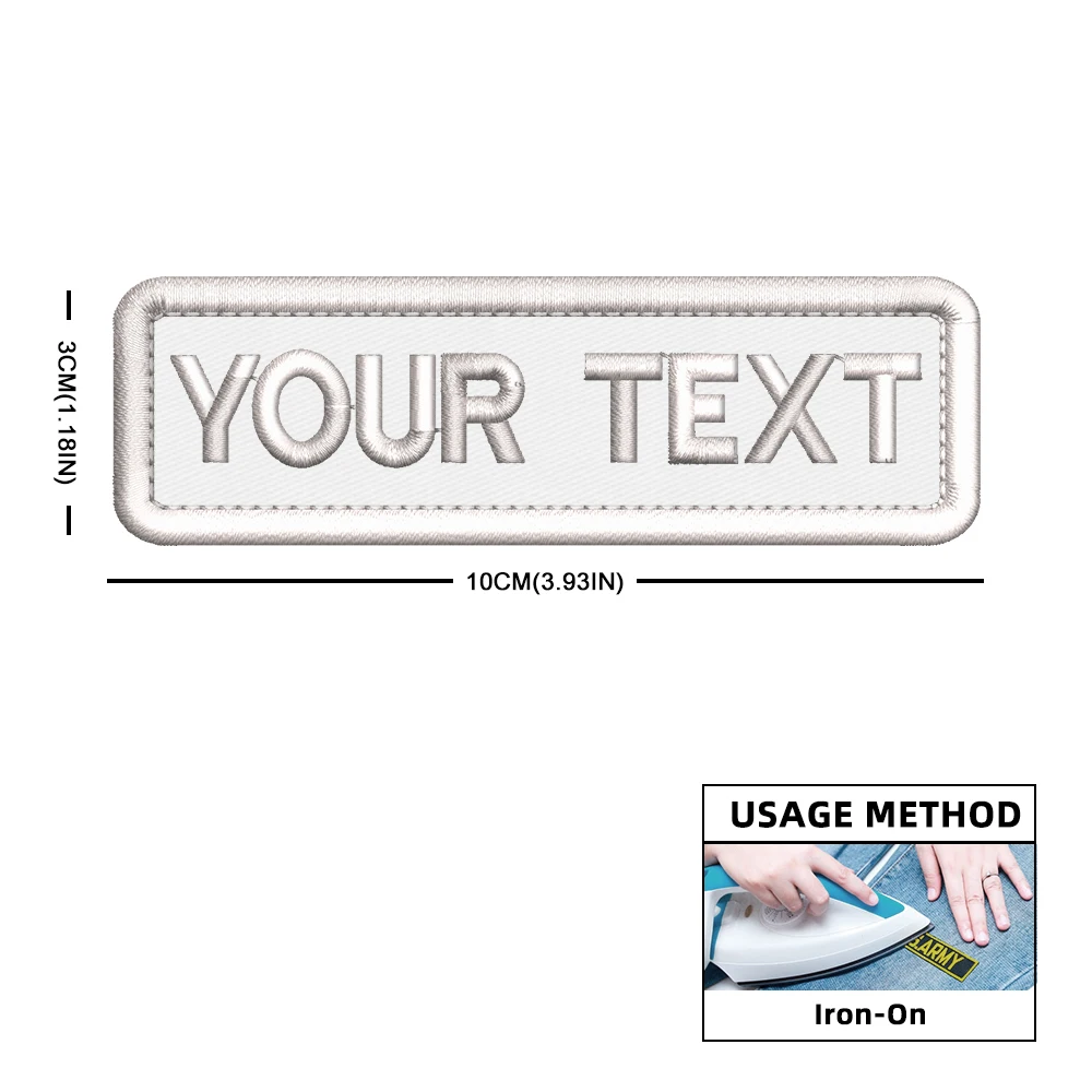 Parche táctico bordado personalizado con velcro y termoadhesivo - imagen 4