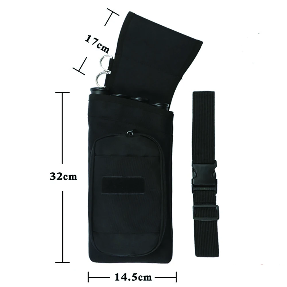 Quiver táctico 4 tubos – Bolsa con cinturón ajustable para caza - imagen 5