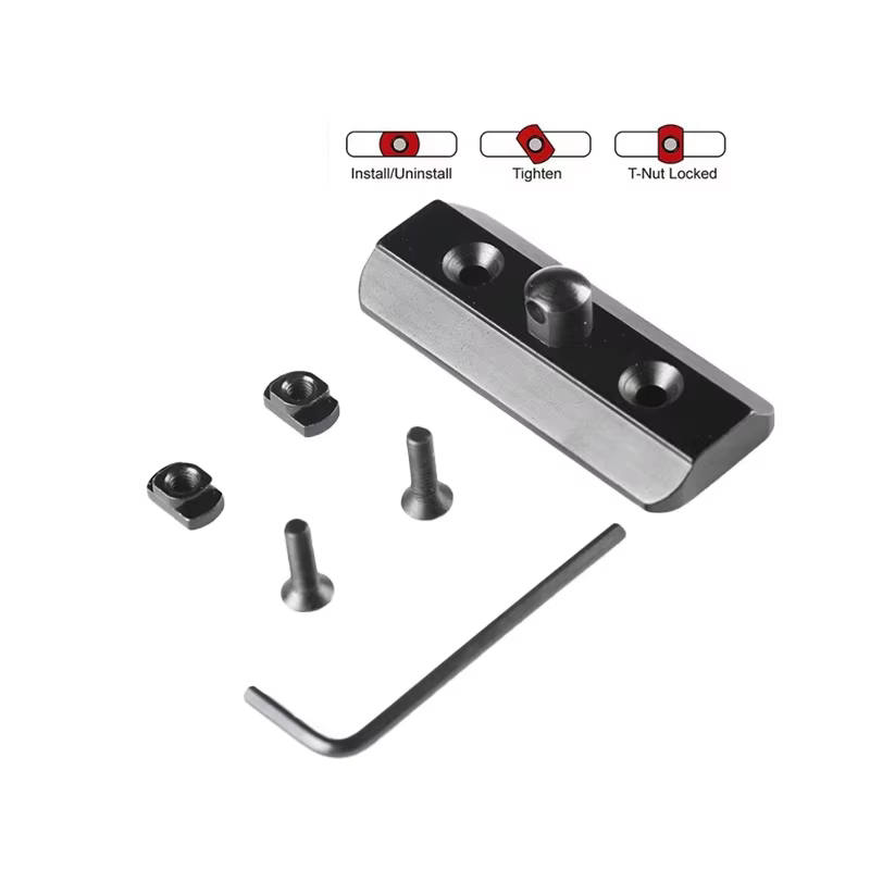 Soporte aluminio prisionero MLOK Harris para caza - imagen 3