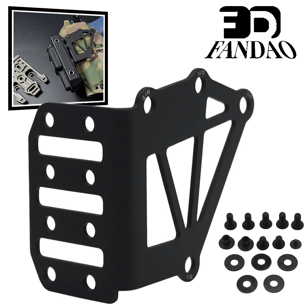 Detalle de montaje del adaptador en funda