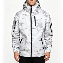 TRNBAC Chaqueta táctica camuflaje para nieve poliéster-algodón