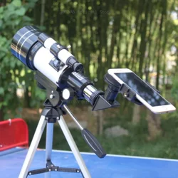Telescopio Astronómico F30070 150x HD – Observación Luna Estrellas y Aves