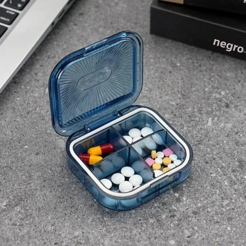 Pastillero portátil con recordatorio mañana, mediodía y noche - imagen 2