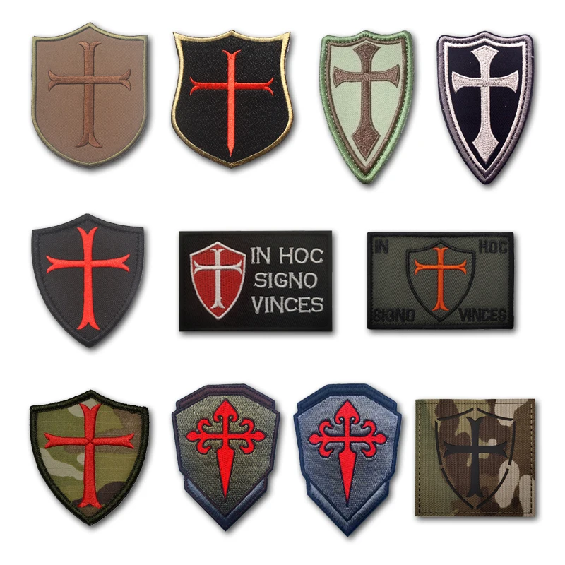 Knight Shield Crusader Parche reflectante táctico adhesivo - imagen 3