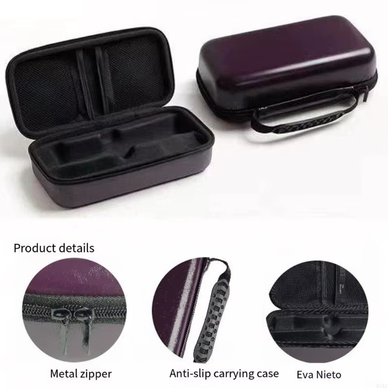 Funda micrófono EVA con cremallera doble, acceso rápido y protección - imagen 4