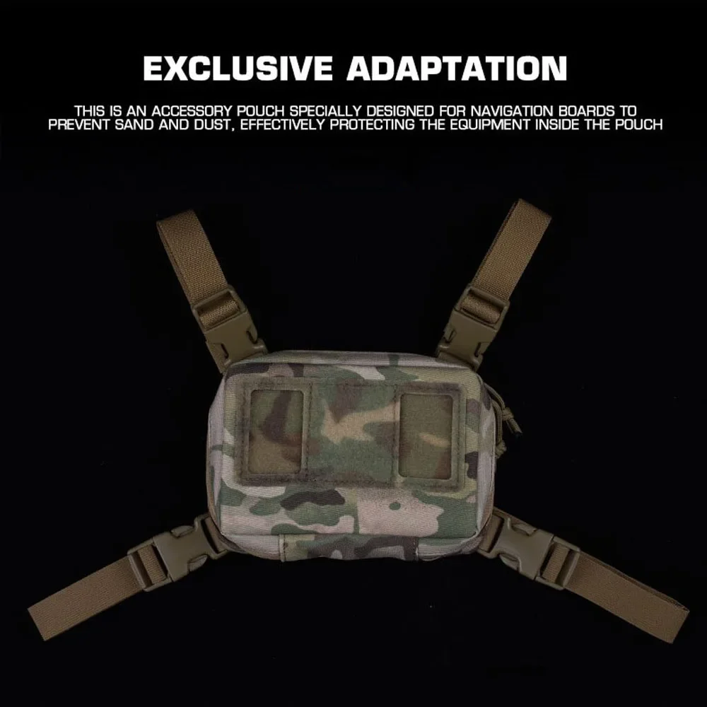 Bolsa MOLLE para móvil con organizador plegable y doble cremallera - imagen 2