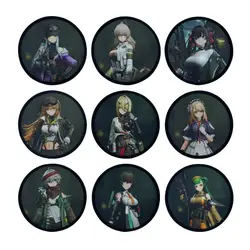Parches tácticos anime 2D – Insignias adhesivas para mochila