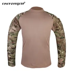 Emersongear camiseta táctica combate manga larga Airsoft camuflaje