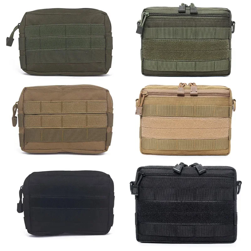 Riñonera MOLLE táctica multifunción – Bolsa EDC con compartimento botiquín