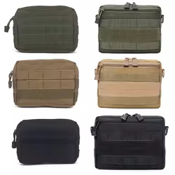 Riñonera MOLLE táctica multifunción – Bolsa EDC con compartimento botiquín