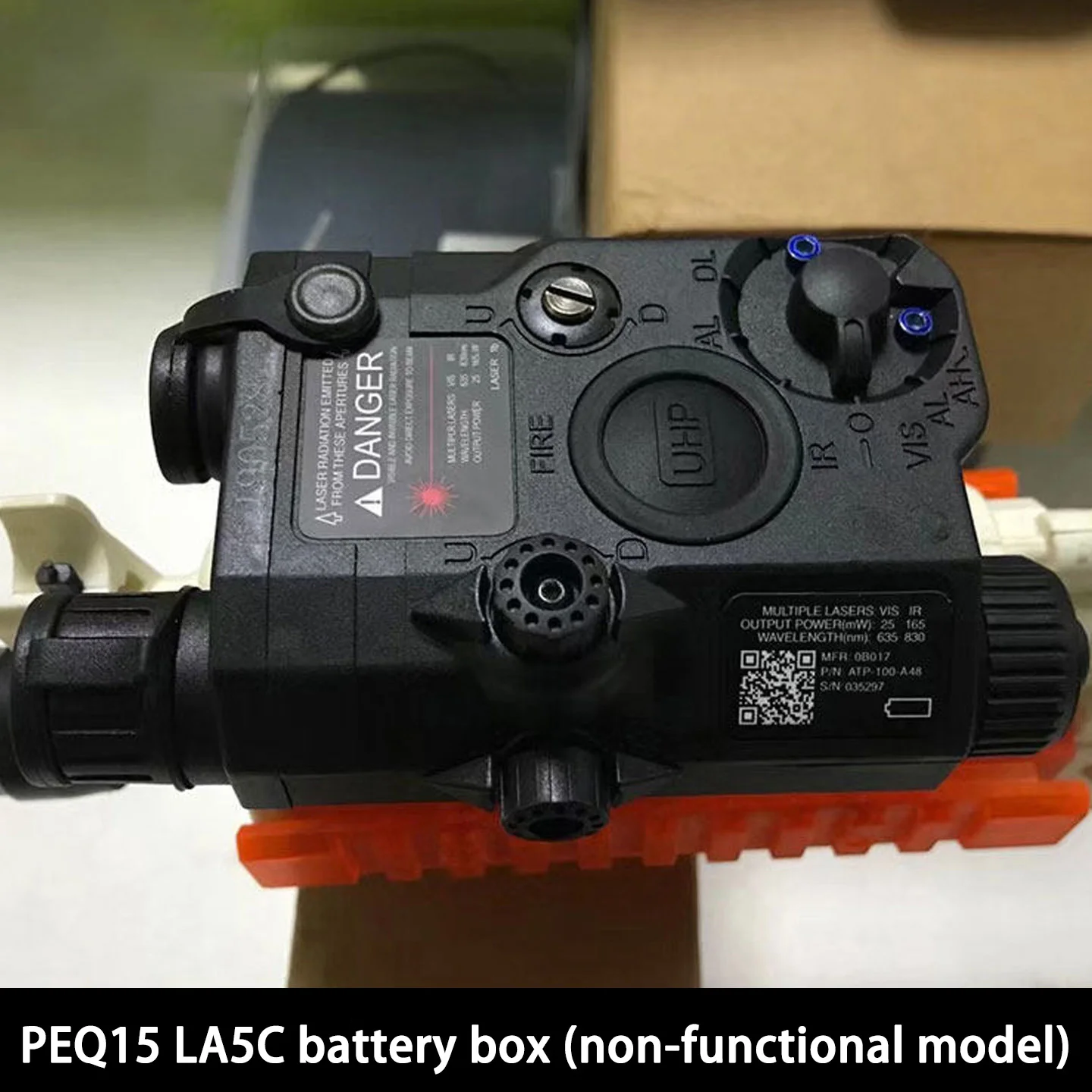 Caja de batería simulada PEQ-15 AR/PEQ, accesorio UHP no funcional - imagen 4